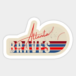 atlanta braves baseball Sticker